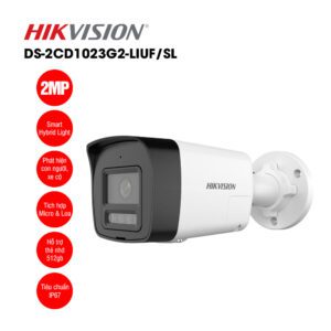 Camera IP 2MP thân trụ HIKVISION DS-2CD1023G2-LIUF