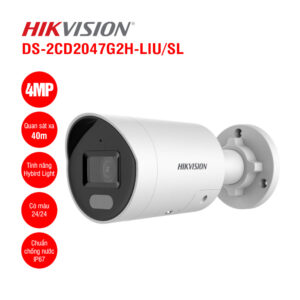Camera IP 4MP Hikvision DS-2CD2047G2H-LIU/SL