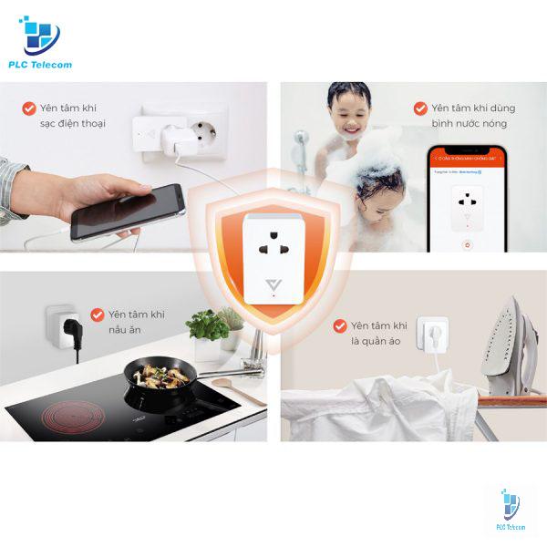 Ổ cắm điện thông minh chống giật Vconnex