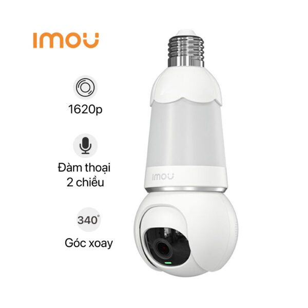 Camera Wifi quay quét bóng đèn 5MP iMOU IPC-S6DP-5M0WEB